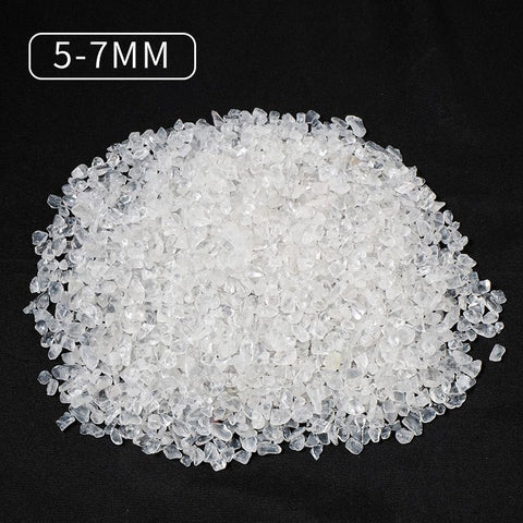Chips di cristallo bianco naturale - Pietre per purificazione e aromaterapia