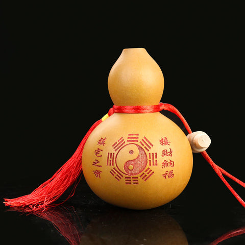 Zucca naturale Ba Gua - Decorazione di prosperità Feng Shui