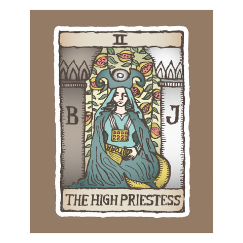 The High Priestess Tarot Altar Cloth