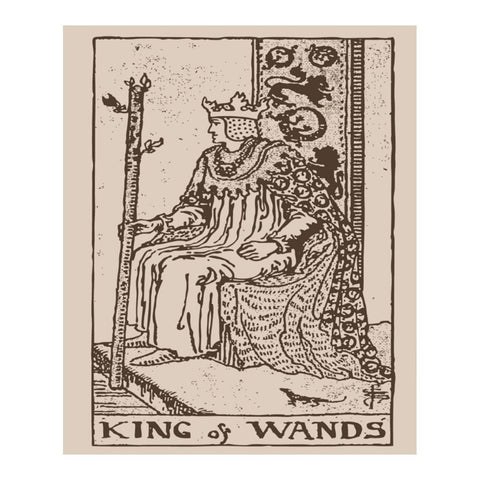 King of Wands Altar Cloth