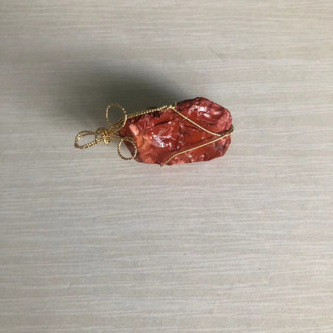 Collana di cristallo di ametista brasiliana - Ciondolo energetico per coppie