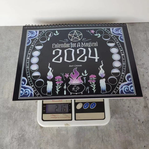 2024 Calendar for a Magical Year - Witch's Black Magic Edition