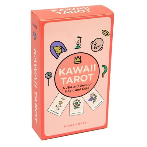 现货英文版卡哇伊 ​​Kawaii Tarot Un gioco con mazzi da 78 carte 可爱塔罗牌