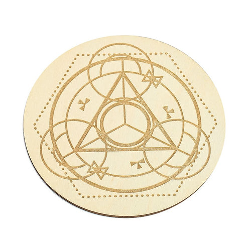 The Goddess of the Three Phases Coaster