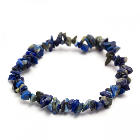 Lapis Lazuli Crystal Chip Bracelet