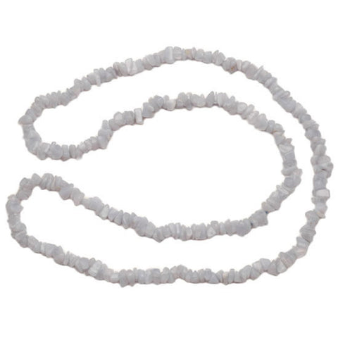 Agate Crystal Chip Necklace (32 Inch)