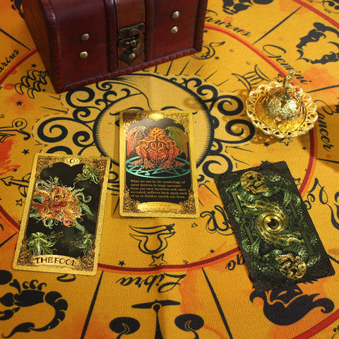 Gold Leaf Cthulhu Tarot