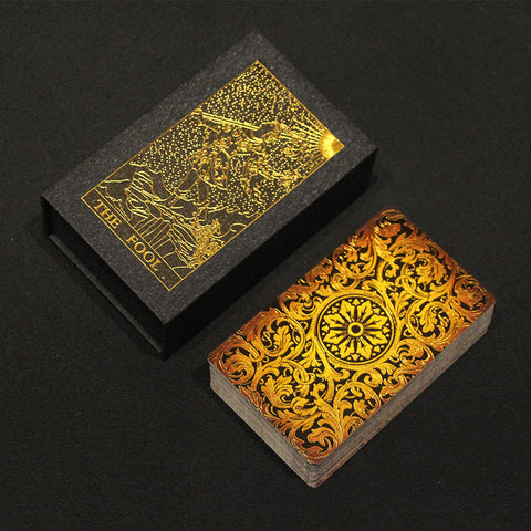 Gold Foil Glazed Tarot