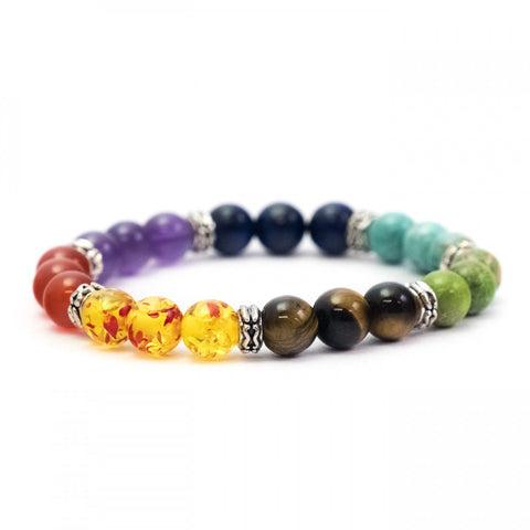 Chakra Crystal Bracelet (Mixed Beads)