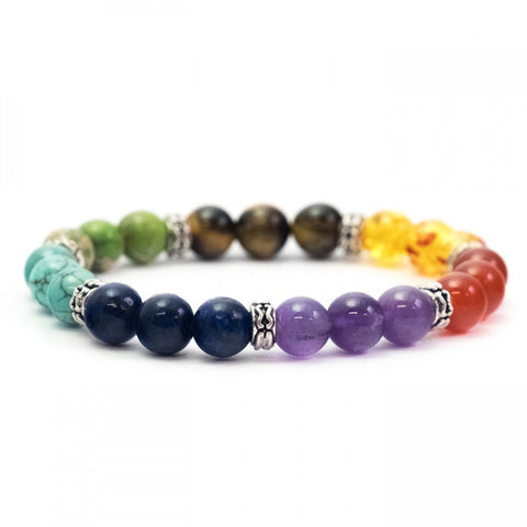 Chakra Crystal Bracelet (Mixed Beads)