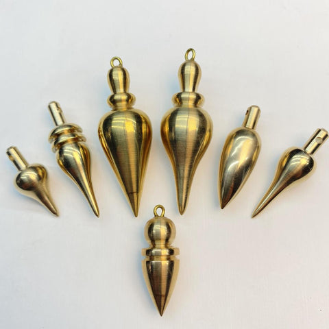 Solid Brass Pendulum Set - Precision Gravity Focused Metal Pendulum