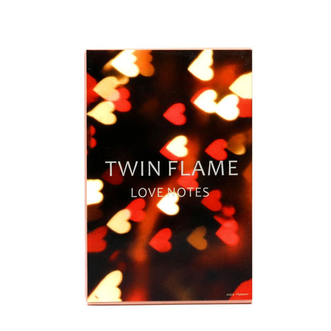 Cartoline d'amore con fiamme gemelle
