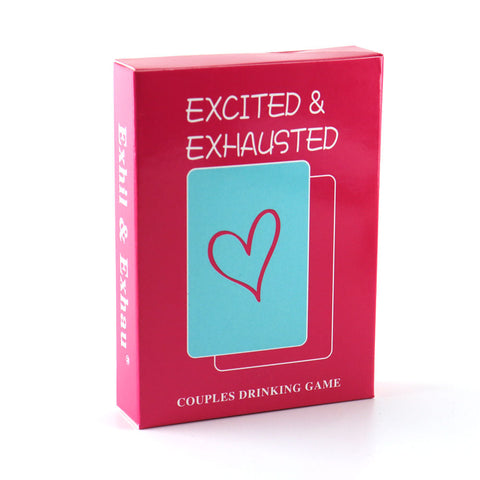 Excited And Exhausted Adult Card