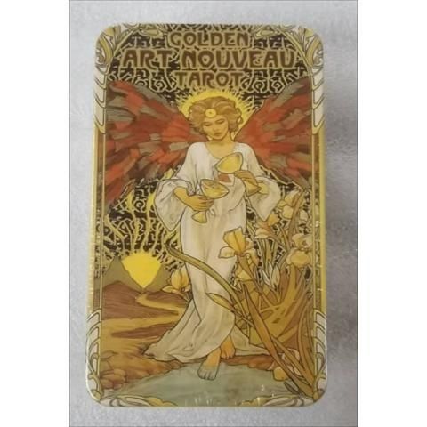 铁盒版 Tarocchi d'oro Art Nouveau 黄金新艺术绝美韦特塔罗牌卡牌